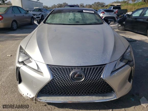 2021 Lexus LC with VIN JTHAP5AY1MA103976, listed as a Copart auction lot 74174914 with 0 mi miles and Non Repairable. Bid and sale history available at carsss.com. Image 5.