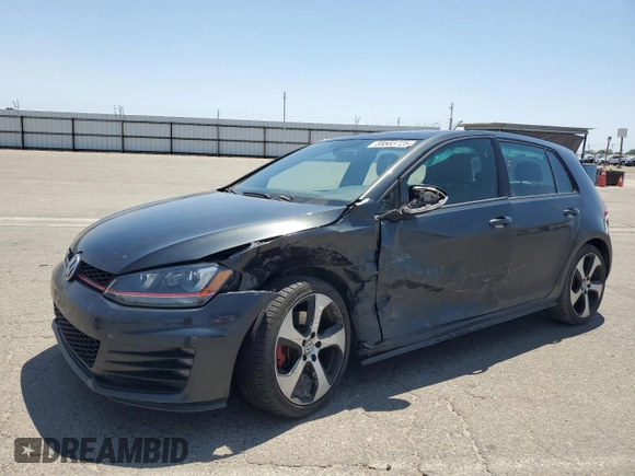 2015 Volkswagen GTI Autobahn z VIN 3VW4T7AU4FM100785, wystawiony jako Copart lot #59583725 z przebiegiem 57 124 mil mil oraz Szkoda całkowita • Salvage title. Historia ofert i sprzedaży dostępna na DreamBid. Obrazek 1.