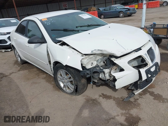 2006 Pontiac G6 6-Cyl z VIN 1G2ZG558364124834, wystawiony jako IAAI lot #41815411 z przebiegiem Nie podano mil oraz . Historia ofert i sprzedaży dostępna na DreamBid. Obrazek 1.