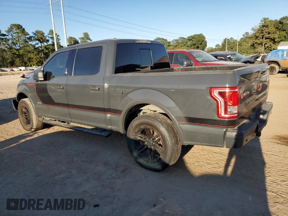 2017 Ford F-150 XL with VIN 1FTEW1CGXHKD42803, listed as a Copart auction lot 52357785 with 129,309 mi miles and Salvage title. Bid and sale history available at DreamBid. Image 2.