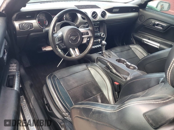 2015 Ford Mustang GT Premium with VIN 1FATP8FF1F5368028, listed as a Copart auction lot 52133395 with 79,260 mi miles and Salvage Title. Bid and sale history available at DreamBid. Image 8.