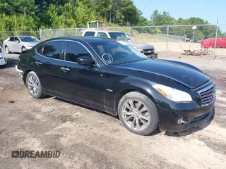 2012 Infiniti M Hybrid with VIN JN1EY1AP8CM910933, listed as a IAAI auction lot 42682477 with 157,048 mi miles and . Bid and sale history available at DreamBid. Image 1.