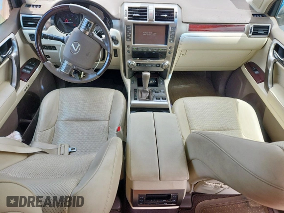 2019 Lexus GX 460 Luxury with VIN JTJJM7FX5K5225443, listed as a Copart auction lot 62064185 with 47,943 mi miles and Salvage title. Bid and sale history available at DreamBid. Image 8.