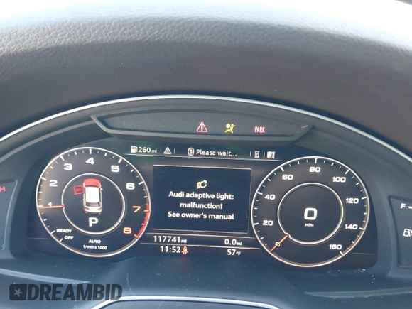2017 Audi Q7 Premium Plus with VIN WA1LHAF71HD049724, listed as a IAAI auction lot 41405955 with 117,741 mi miles and . Bid and sale history available at DreamBid. Image 7.