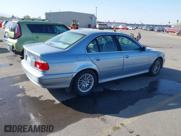 2003 BMW 5 Series 530i with VIN WBADT53483CE94499, listed as a IAAI auction lot 41957118 with 1 mi miles. Bid and sale history available at carsss.com. Image 4.