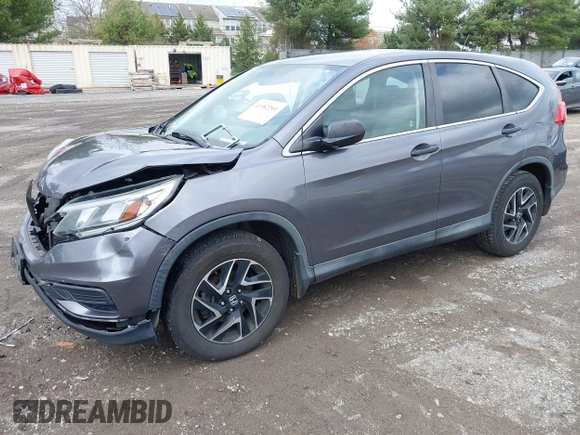 2016 Honda CR-V SE with VIN 2HKRM4H47GH670877, listed as a IAAI auction lot 41952201 with 152,394 mi miles and . Bid and sale history available at carsss.com. Image 16.