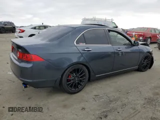 2004 Acura TSX w/Navigation with VIN JH4CL96994C019356, listed as a Copart auction lot 43169425 with 161,442 mi miles and Salvage Title. Bid and sale history available at carsss.com. Image 3.