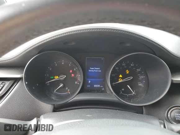 2018 Toyota C-HR XLE with VIN JTNKHMBX4J1002800, listed as a Copart auction lot 88785135 with 69,335 mi miles and Salvage Title. Bid and sale history available at carsss.com. Image 9.