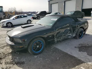 2006 Ford Mustang GT Deluxe with VIN 1ZVFT85H965172583, listed as a Copart auction lot 48185355 with 191,338 mi miles and Salvage Title. Bid and sale history available at carsss.com. Image 1.