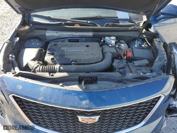 2019 Cadillac XT4 FWD Sport with VIN 1GYFZER4XKF148315, listed as a Copart auction lot 48422255 with 24,237 mi miles and Salvage Title. Bid and sale history available at carsss.com. Image 12.
