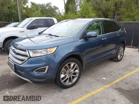 2018 Ford Edge Titanium with VIN 2FMPK4K83JBB58699, listed as a IAAI auction lot 40408086 with 72,121 mi miles. Bid and sale history available at carsss.com. Image 17.