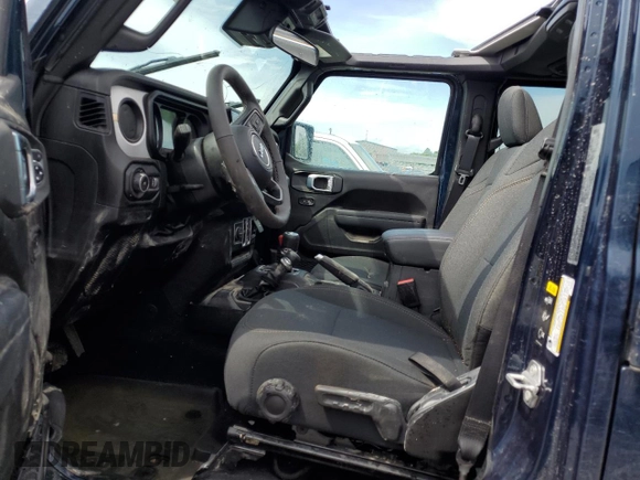 2025 Jeep Wrangler Sport S with VIN 1C4PJXDN1SW508861, listed as a Copart auction lot 55403205 with Not provided miles and Salvage title. Bid and sale history available at DreamBid. Image 7.