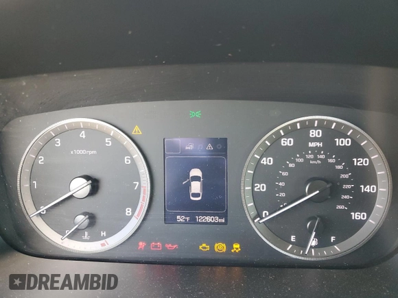 2015 Hyundai Sonata 2.4L SE with VIN 5NPE24AF7FH201805, listed as a Copart auction lot 84956864 with 122,603 mi miles and Salvage Title. Bid and sale history available at carsss.com. Image 9.