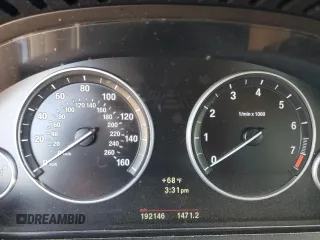 2013 BMW 5 Series 528i with VIN WBAXG5C50DDY34831, listed as a Copart auction lot 50034665 with 192,146 mi miles and Salvage Title. Bid and sale history available at carsss.com. Image 9.