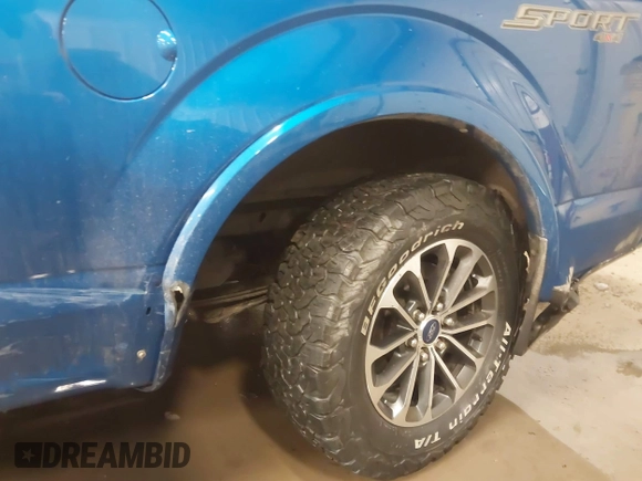 2019 Ford F-150 XL with VIN 1FTFX1E40KFA99961, listed as a IAAI auction lot 41602178 with 79,844 mi miles. Bid and sale history available at carsss.com. Image 12.