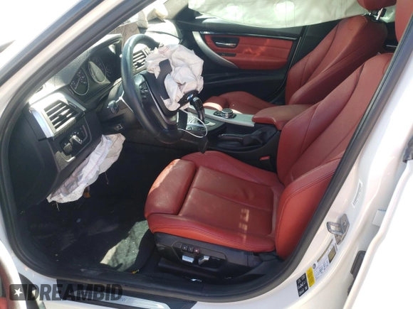 2016 BMW 3 Series 320i xDrive with VIN WBA8A3C54GK690467, listed as a Copart auction lot 61467414 with Not Provided miles and Salvage Title. Bid and sale history available at DreamBid. Image 7.