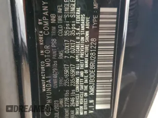 2024 Hyundai Tucson SEL with VIN KM8JB3DE8RU281228, listed as a Copart auction lot 86413134 with 8,237 mi miles and Non Repairable. Bid and sale history available at carsss.com. Image 13.