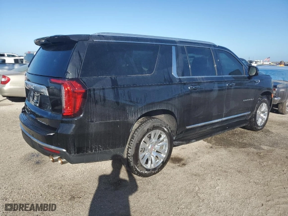 2022 GMC Yukon XL Denali with VIN 1GKS1JKL9NR139957, listed as a Copart auction lot 74526244 with 63,651 mi miles and Non Repairable. Bid and sale history available at carsss.com. Image 3.