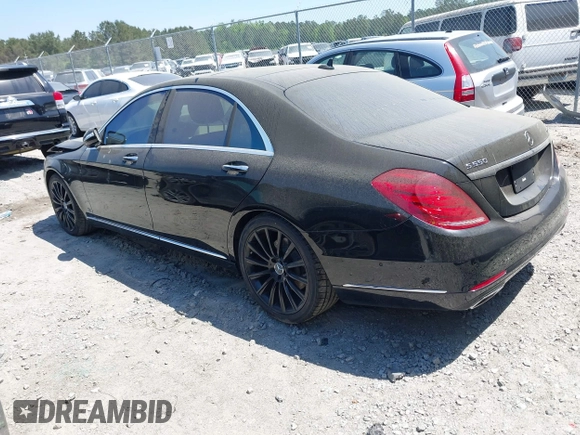 2016 Mercedes-Benz S 550 with VIN WDDUG8FB1GA238762, listed as a IAAI auction lot 42055827 with 134,953 mi miles and . Bid and sale history available at carsss.com. Image 3.