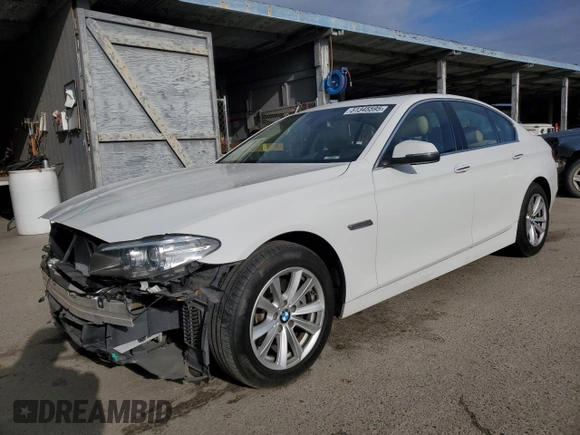 2015 BMW 5 Series 528i with VIN WBA5A5C58FD522722, listed as a Copart auction lot 51345595 with 68,683 mi miles and Salvage Title. Bid and sale history available at DreamBid. Image 1.