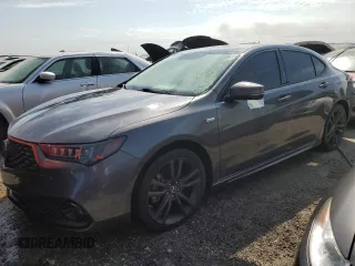2020 Acura TLX w/A-Spec Pkg with VIN 19UUB3F69LA001401, listed as a Copart auction lot 74666004 with 0 mi miles and Salvage Title. Bid and sale history available at carsss.com. Image 1.