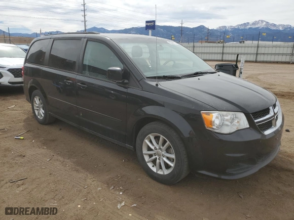 2015 Dodge Grand Caravan SXT with VIN 2C4RDGCG7FR652223, listed as a Copart auction lot 50393575 with 154,345 mi miles and Salvage Title. Bid and sale history available at carsss.com. Image 4.