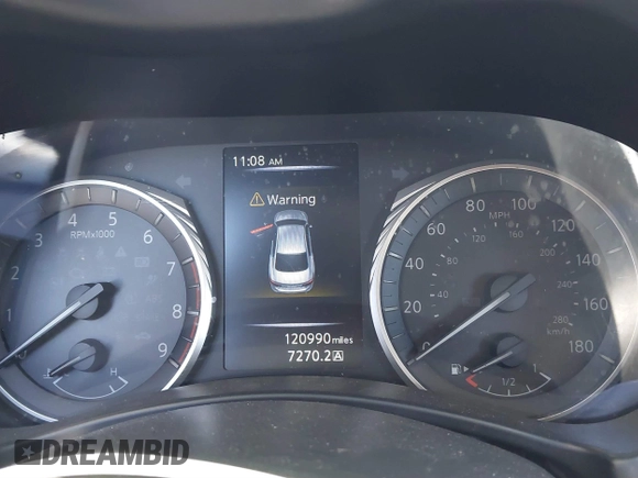 2019 Infiniti Q50 Signature Edition with VIN JN1EV7AP4KM540378, listed as a IAAI auction lot 41871999 with 120,990 mi miles and . Bid and sale history available at carsss.com. Image 7.