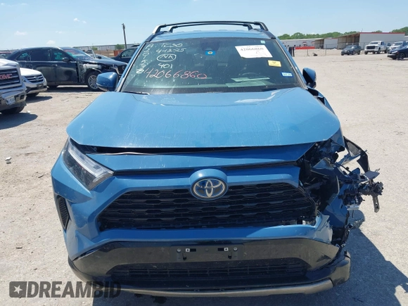 2023 Toyota RAV4 Hybrid SE with VIN 4T3T6RFV6PU130213, listed as a IAAI auction lot 42066860 with Not provided miles and . Bid and sale history available at DreamBid. Image 13.