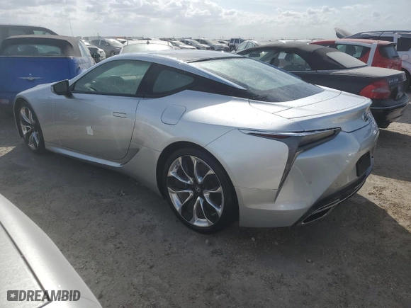 2018 Lexus LC with VIN JTHHP5AY3JA005056, listed as a Copart auction lot 75100584 with 0 mi miles and Non Repairable. Bid and sale history available at carsss.com. Image 2.