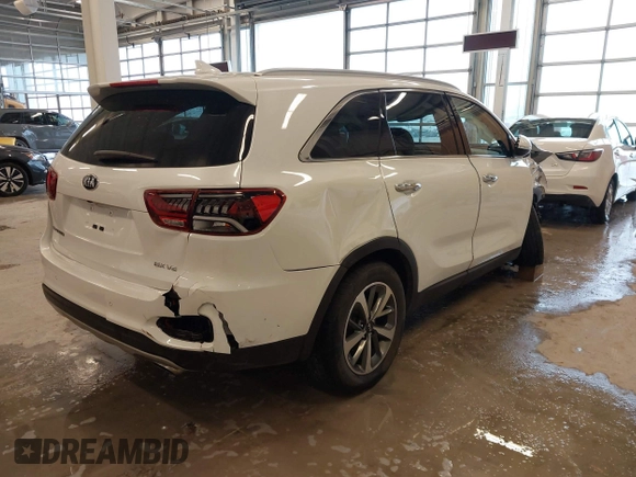2019 Kia Sorento EX V6 with VIN 5XYPH4A54KG454466, listed as a IAAI auction lot 41565519 with 42,500 mi miles. Bid and sale history available at carsss.com. Image 4.