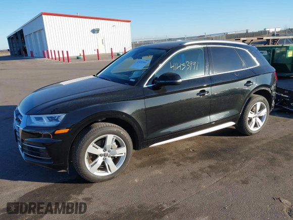 2019 Audi Q5 Premium Plus with VIN WA1BNAFY7K2107397, listed as a IAAI auction lot 41453991 with 60,883 mi miles. Bid and sale history available at carsss.com. Image 2.
