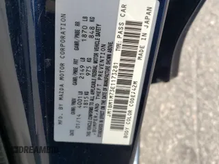 2014 Mazda 3 i Grand Touring with VIN JM1BM1M73E1173281, listed as a Copart auction lot 53164215 with 227,983 mi miles and Salvage Title. Bid and sale history available at DreamBid. Image 12.