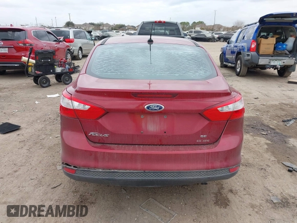 2014 Ford Focus SE with VIN 1FADP3F27EL455723, listed as a IAAI auction lot 41423868 with 96,436 mi miles. Bid and sale history available at carsss.com. Image 16.