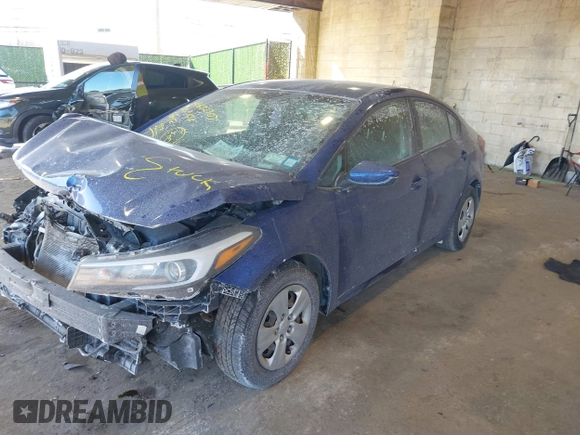 2017 Kia Forte LX with VIN 3KPFL4A79HE052430, listed as a IAAI auction lot 41632707 with 129,535 mi miles. Bid and sale history available at carsss.com. Image 17.