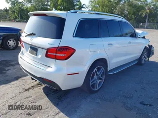 2017 Mercedes-Benz GLS 550 with VIN 4JGDF7DE4HA811719, listed as a IAAI auction lot 42039920 with 91,395 mi miles and . Bid and sale history available at DreamBid. Image 4.