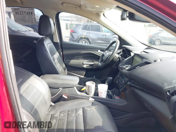 2017 Ford Escape Titanium with VIN 1FMCU0JD9HUC71738, listed as a IAAI auction lot 41673228 with 173,615 mi miles. Bid and sale history available at carsss.com. Image 5.