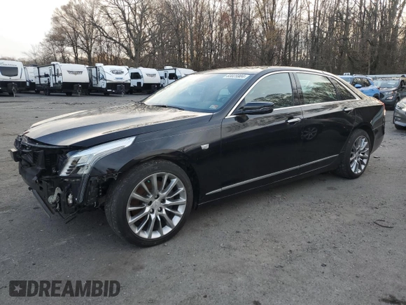 2017 Cadillac CT6 Premium Luxury AWD with VIN 1G6KF5RS1HU148075, listed as a Copart auction lot 83025904 with 82,872 mi miles and Salvage title. Bid and sale history available at DreamBid. Image 1.