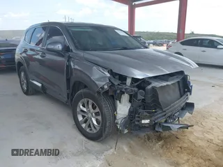 2019 Hyundai Santa Fe SE with VIN 5NMS2CAD5KH041586, listed as a IAAI auction lot 42346825 with 86,156 mi miles and . Bid and sale history available at DreamBid. Image 1.