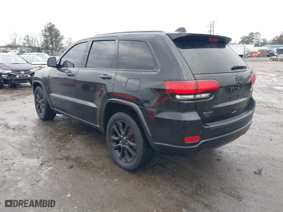 2021 Jeep Grand Cherokee Laredo X with VIN 1C4RJEAG1MC680282, listed as a IAAI auction lot 41466496 with 58,855 mi miles. Bid and sale history available at carsss.com. Image 3.