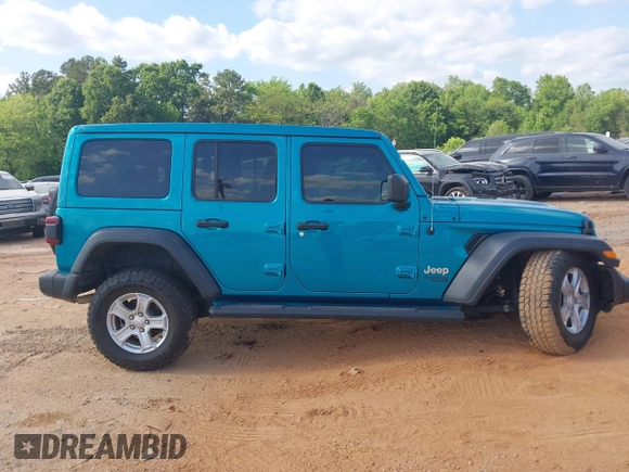 2020 Jeep Wrangler Unlimited Sport z VIN 1C4HJXDG4LW331133, wystawiony jako IAAI lot #42154246 z przebiegiem 87 668 mil mil oraz . Historia ofert i sprzedaży dostępna na DreamBid. Obrazek 13.