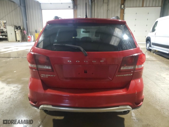 2015 Dodge Journey Crossroad with VIN 3C4PDDGG0FT544474, listed as a Copart auction lot 51210125 with 125,016 mi miles and Clean Title. Bid and sale history available at carsss.com. Image 6.