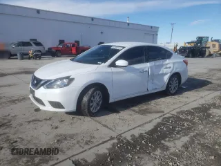 2019 Nissan Sentra SV with VIN 3N1AB7AP5KY279332, listed as a Copart auction lot 87600345 with 63,696 mi miles and Salvage Title. Bid and sale history available at DreamBid. Image 1.