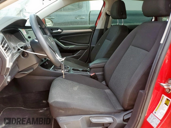 2019 Volkswagen Jetta S with VIN 3VWC57BU9KM055177, listed as a Copart auction lot 57870385 with 51,064 mi miles and Salvage title. Bid and sale history available at DreamBid. Image 7.