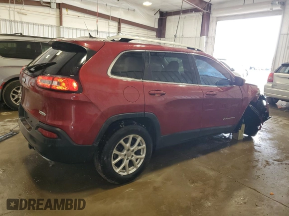 2015 Jeep Cherokee Latitude with VIN 1C4PJMCS4FW665411, listed as a Copart auction lot 49583235 with 88,121 mi miles and Clean Title. Bid and sale history available at carsss.com. Image 3.