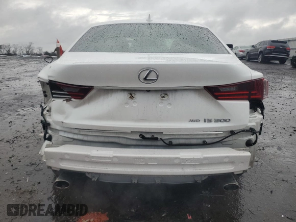 2016 Lexus IS 300/350 with VIN JTHCM1D2XG5013160, listed as a Copart auction lot 43817725 with 85,490 mi miles and Salvage title. Bid and sale history available at DreamBid. Image 6.