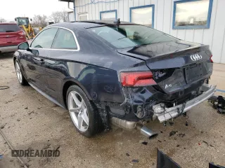 2018 Audi A5 Premium Plus with VIN WAUTNAF51JA091151, listed as a Copart auction lot 49102415 with 50,032 mi miles and Salvage Title. Bid and sale history available at DreamBid. Image 2.