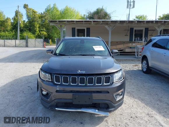 2020 Jeep Compass Limited with VIN 3C4NJCCB4LT218595, listed as a IAAI auction lot 42017002 with 90,737 mi miles and . Bid and sale history available at DreamBid. Image 12.