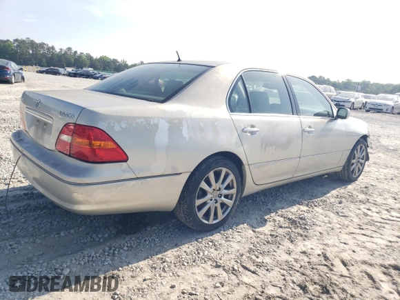 2003 Lexus LS 430 with VIN JTHBN30F330111676, listed as a Copart auction lot 54986205 with 290,388 mi miles and Clean Title. Bid and sale history available at DreamBid. Image 3.