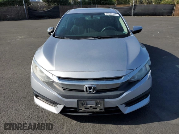 2016 Honda Civic EX with VIN 19XFC2F76GE247963, listed as a Copart auction lot 55530135 with 87,285 mi miles and Salvage Title. Bid and sale history available at DreamBid. Image 5.