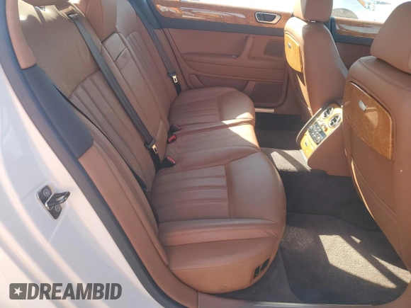 2008 Bentley Flying Spur with VIN SCBBR93W08C051630, listed as a Copart auction lot 52567205 with 29,612 mi miles and Salvage Title. Bid and sale history available at DreamBid. Image 10.